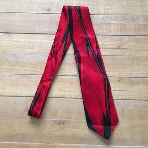 Spicy black and red tie from Croft and Barrow
